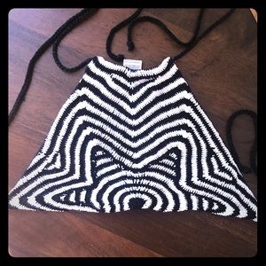 Mara Hoffman Starbasket crochet bikini top